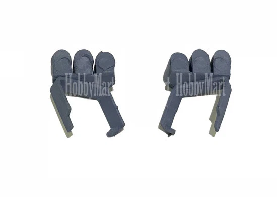 German Tiger I RC Battle Tank Heng Long 1/16 Plastic Smoke Launcher Part 1 Pair - Image 2 of 4