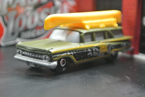 Streichholzschachtel lose 1959 Chevy Wagon - grün - City Adventure 3 - Bild 1 von 2