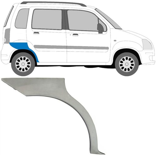 VAUXHALL OPEL AGILA 2001-2008 REAR WHEEL ARCH REPAIR PANEL REAR WING / PAIR - Picture 6 of 6