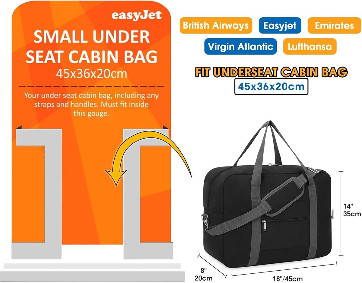 Small Cabin Easyjet Add Luggage After Check In Small Under Seat