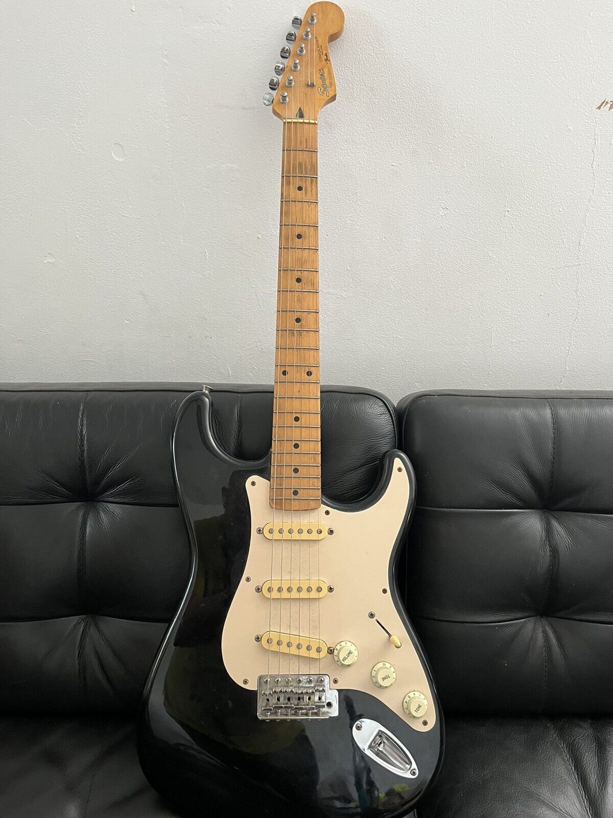 Japanese Squier Stratocaster by Fender MIJ Silver Series 1993/4 Made in Japan 