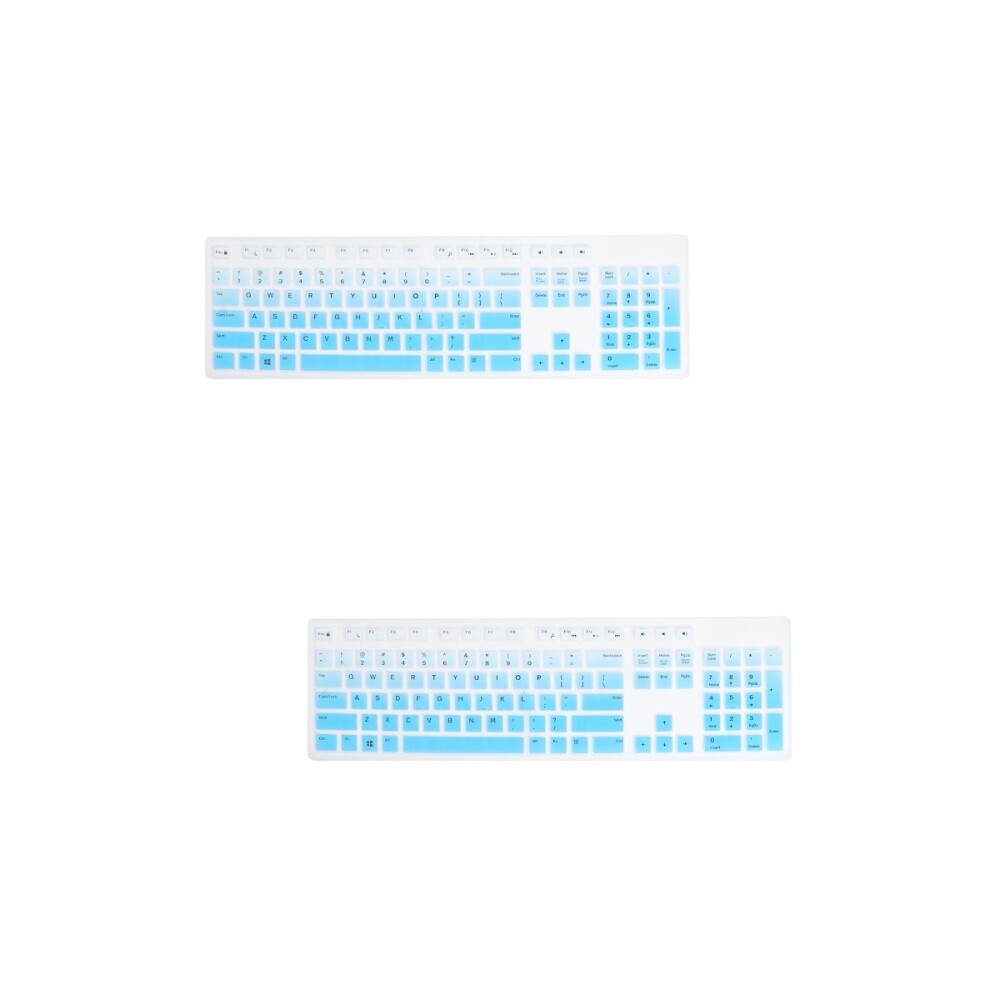 2-Pack Silicone Keyboard Protector for Dell KB216 Wired Keyboard Cover