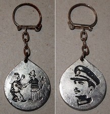 Schl&uuml;sselanh&auml;nger Israel Frieden mit Jordanien 1979 umseitig K&ouml;nig Hussein I.