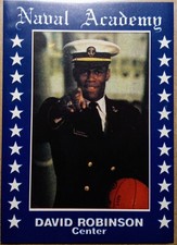 David Robinson 1987 Navel Academy Basketball Card (NM)