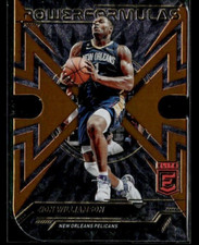 2022-23 Elite Power Formulas Orange Die Cut #27 Zion Williamson  BK01R03E