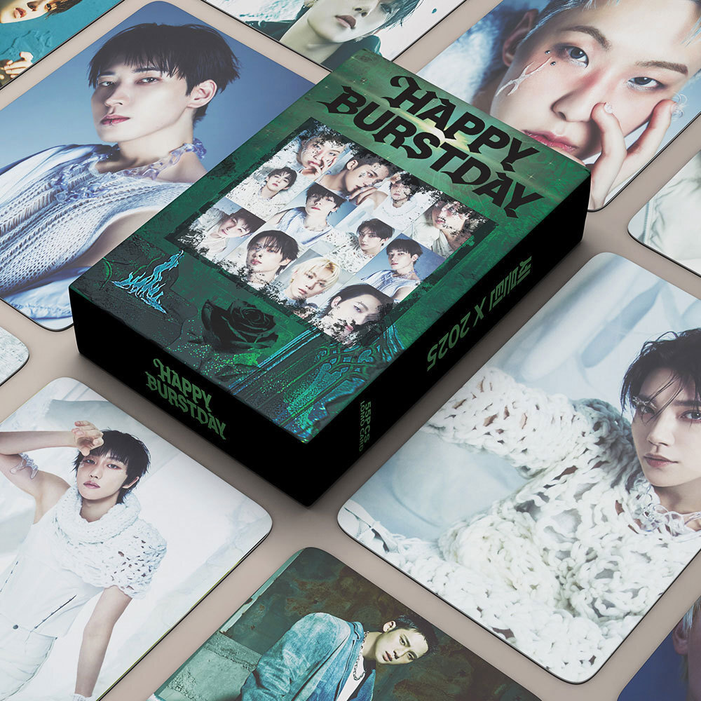 55pcs Set Kpop SEVENTEEN HAPPY BURSTDAY Lomo Cards Collective