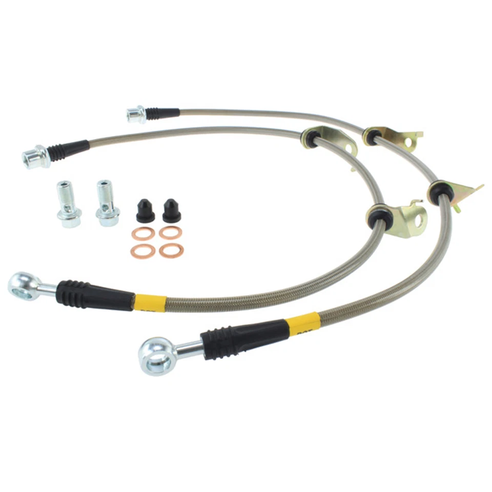 Kit de línea de freno delantero de acero centrado StopTech para Scion iM tC xB y Toyota Prius V Foto 2 de 4