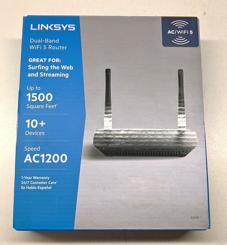 LINKSYS E5400 DUAL-BAND WiFi 5 ROUTER AC1200 - Picture 2 of 5
