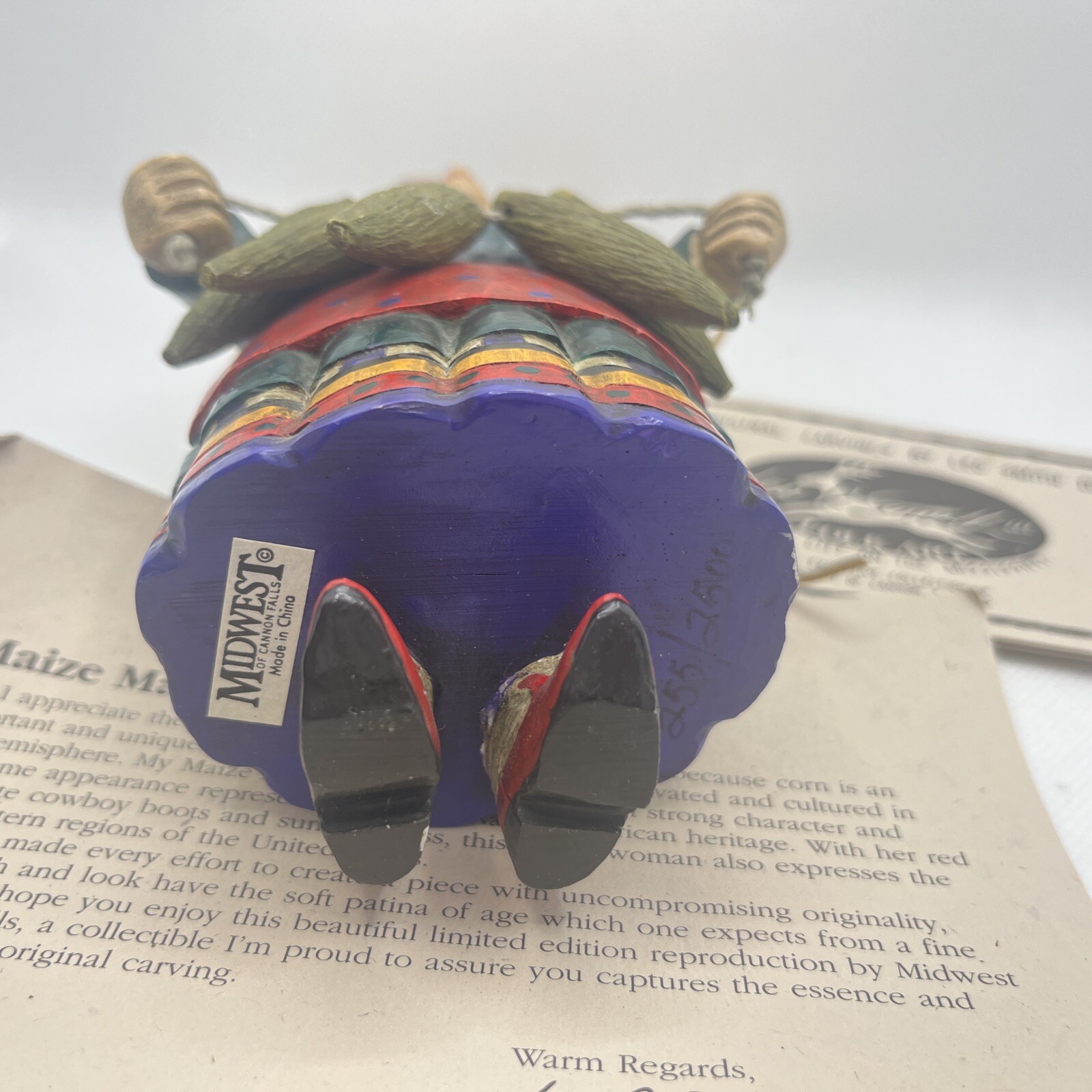 Leo Smith Folk Art MAIZE MAIDEN ANGEL..LTD ED..Signed Paperwork Some