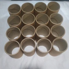 16 pcs Heavy Duty 1/4" Thick Cardboard Art Tubes 5" x 3" SPEAKER pyro label core
