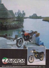advertising Pubblicità -MOTO LAVERDA 125 ELEGANT 80-MOTOITALIANE ENGINE ZUNDAPP-