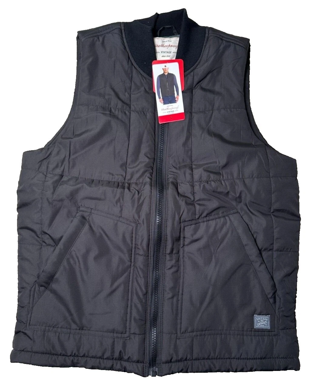 Weatherproof acolchada abrigos, chaquetas y chalecos para hombres