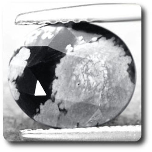 Obsidienne flocon de neige de 1.90 cts originaire d'Afrique pour collectionneur