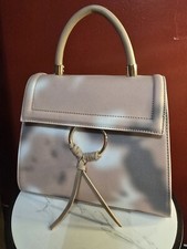 NEW with Tags LIKE DREAMS Purse Crosbody 10x9 Pink Gray White Handbag