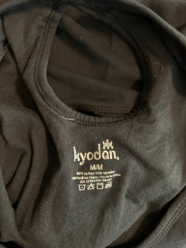 Sujetador sin mangas Kyodan para mujer talla M - negro ojo de cerradura trasero - JM - Imagen 6 de 6
