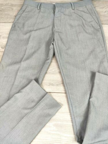 NEW Topman skinny suit pants dress pants Grey Trousers To fit W32 Regular A14325 - Picture 1 of 4