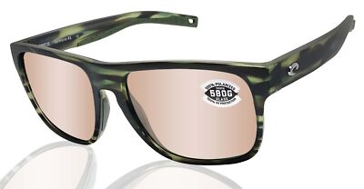 Costa Del Mar sunglasses Spearo XL Reef Copper Silver Mirror 580 Glass Polarized
