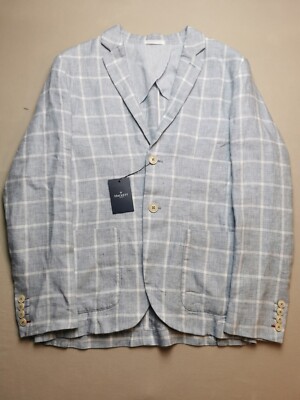 HACKETT LONDON Jungen 15-16 Jahre 100 % Leinen Blazer NEU Einreiher HOCHZEIT