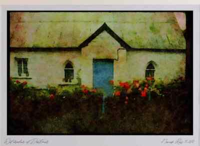Ireland Emerald Isle 017088 House Near Cashel Limited Edition Aquarelldruck