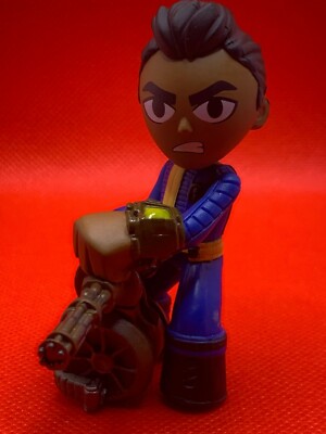 Funko Mystery Minis Fallout MALE VAULT DWELLER WITH GATLING GUN Figure