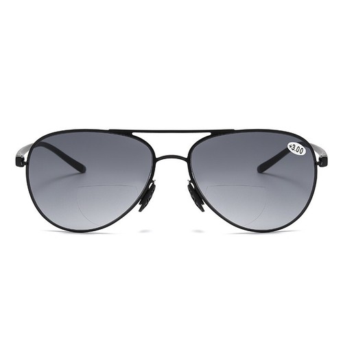Bifocal Mens Women Magnifying Eyeglasses Sunglasses Tinted Large Reading Glasses - Picture 5 of 17