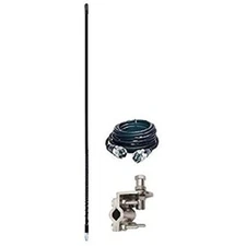 Aries 10813 Heavy Duty 3'' Black Mirror Mount Kit 500W-MAX CB Radio Antenna