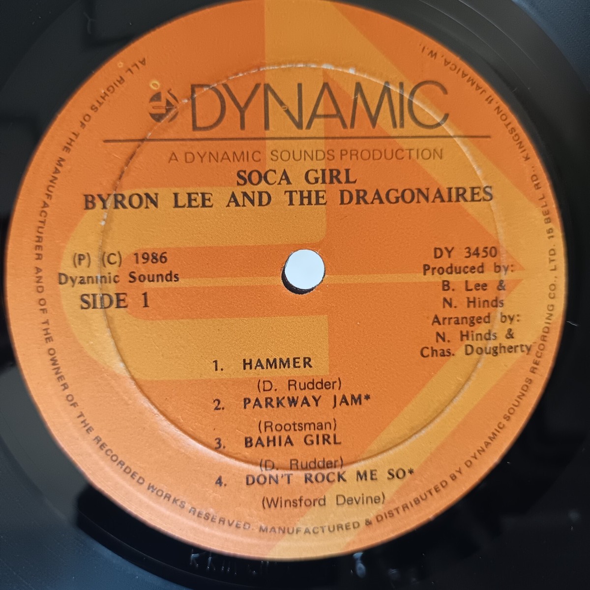 Byron Lee And The Dragonaires – Soca Girl [1986] Vinyl LP Reggae