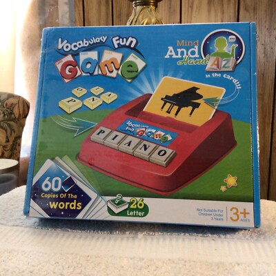 Vocabulary Fun Game Educational Games for Kids 3+ New And Sealed