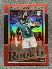 2021 Chronicles Travis Etienne Jr. Rookie Legacy Update /99 Red No. 201 Jaguars 