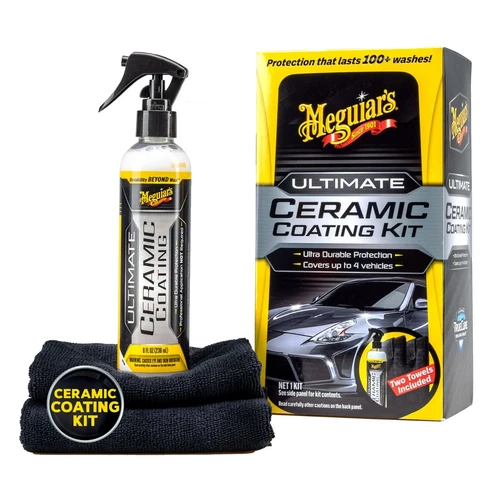 Meguiar's Ultimate Ceramic Coating Kit, Ceramic Protection, Includes Premium Mic