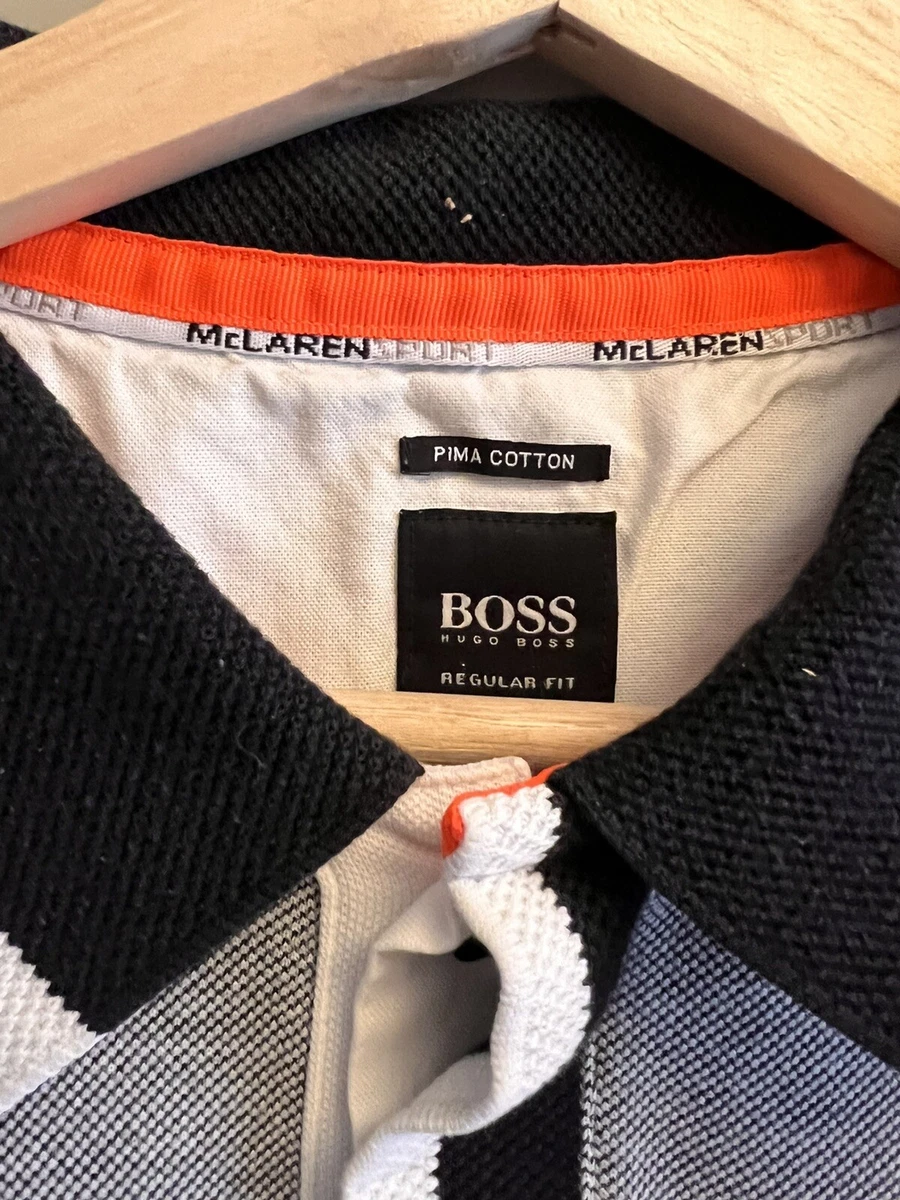 hugo boss mclaren sport mens polo shirt size L eBay