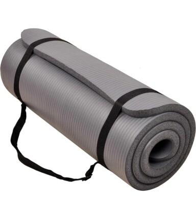 1-Inch Extra Thick High Density Anti-Tear Exercise Yoga Mat