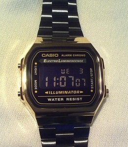 casio a168 preto