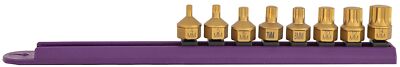 Mayhew Tools 16006 Low-Profile Dual Drive Set, 8-Piece Triple Square, Titaniu...