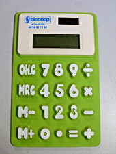 BIOCOOP CALCULATRICE PILE BOUTON AG 10-Le Courtil Bio Lamballe-Pub vers 2000