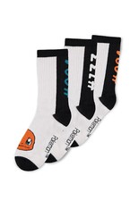 Image of POKEMON Character Set Sport Socks (3 Pack), Unisex (SS744301POK)