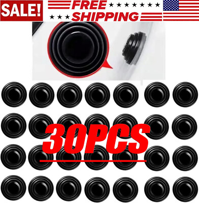 #ad #ad 30Pcs Car Door Shock Absorber Silent Gasket Edge Guard Pad Soundproof Sticker US $5.29