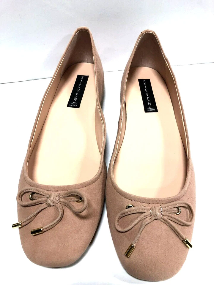 Steven Staple 女式平底腮红麂皮绒 10 M 码 — 第 2/4 张图片