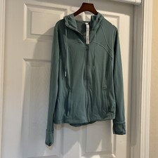 Lululemon Hooded Define Jacket Nulu Tidewater Teal Size : 10 Worn 1-2X 