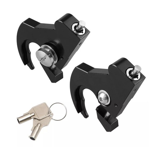 Locking Detachable Latch Kit For Fit Harley Touring 84-23 Sissy Bar Luggage Rack - Picture 9 of 10