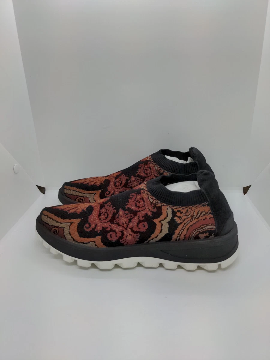 ETRO Milano Men\'s Floral Jacquard Slip On Sneakers Shoes Italy EU 45 US 12 Etro sneakers italy - Gem main image 4