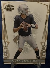 2023 Leaf Trinity Football Aidan O’Connell RC #64 Las Vegas Raiders
