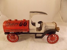 VINTAGE CAST IRON PHILLIPS 66 FUEL TANKER - DUGGAN PETROLEUM