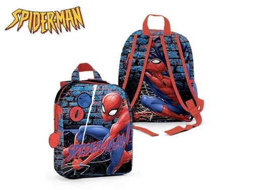 ZAINETTO PICCOLO MORBIDO SPIDERMAN PER BAMBINI BIMBI ASILO NUOVO ORIGINALE  ORIGI | eBay