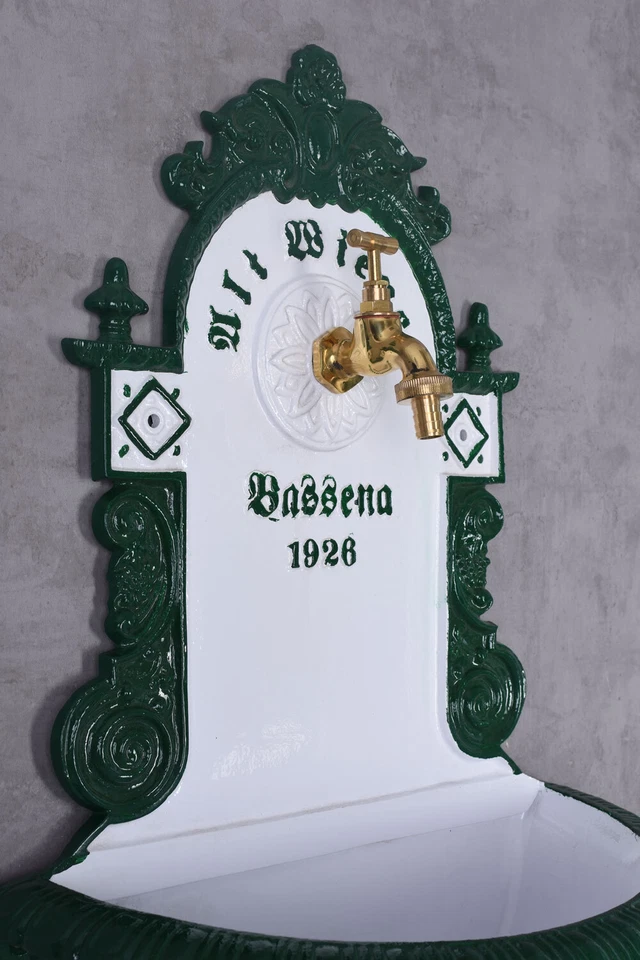 Gartenbrunnen Antik Brunnen Vintage Zierbrunnen Landhausstil Waschbecken Retro - Bild 3 von 4