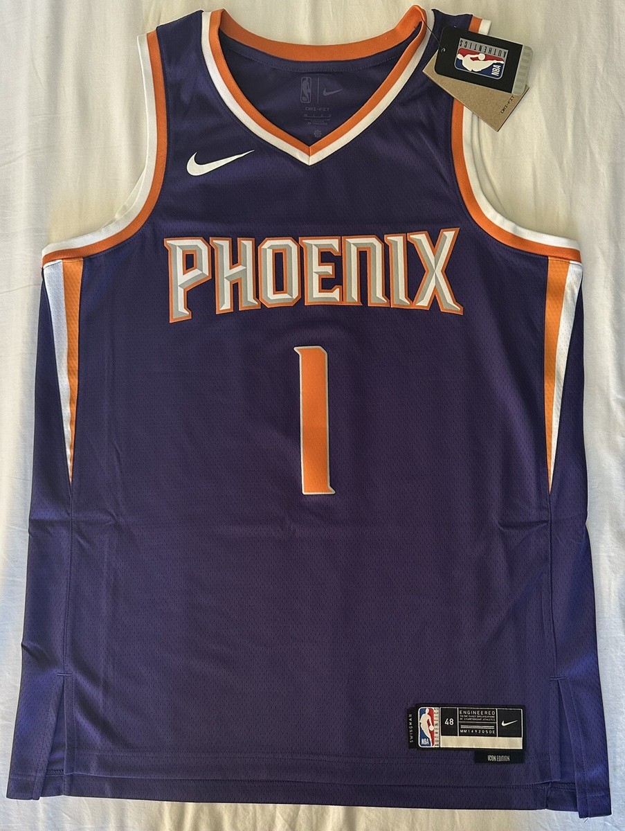 ウェア NIKE NBA PHOENIX SUNS #1 D.BOOKER L Nike NBA Phoenix Suns Devin Booker #1 Dri-Fit Swingman Basketball