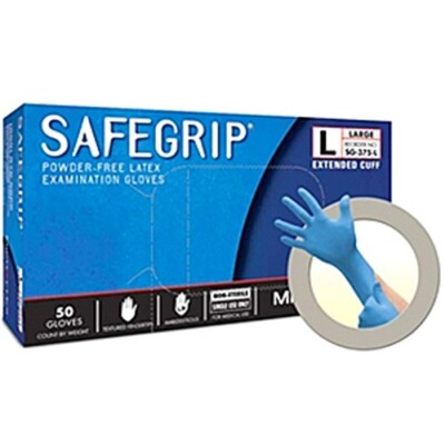 Microflex Safegrip Gloves  SG-375-L, New (Full Case), Size Large