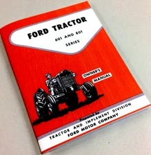 Ford 641 651 661 671 681 841 851 861 871 881 Tractor Operator Owners Manual