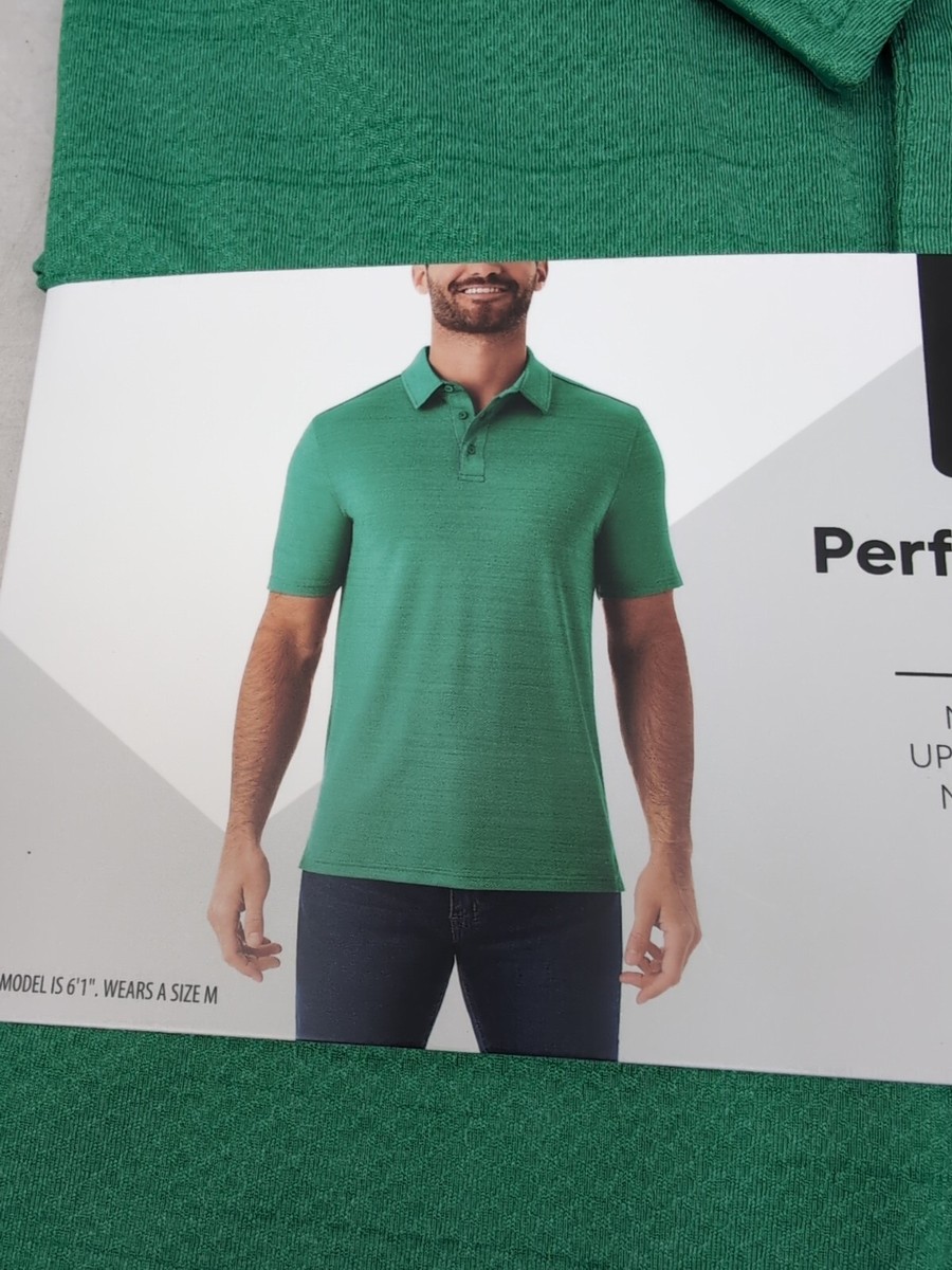 メンズウェア vitamin MM Men Short Sleeve Moisture Wicking UPF 50 Sun Protection Sz 2XL