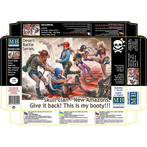 MASTER BOX MB35202 Scale Figure Kit 1:35 Skull Clan - New Amazons. Give it back! - Picture 1 of 12
